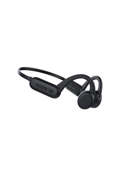 Leotec True bone conduction headphones IPX8 32GB Negros