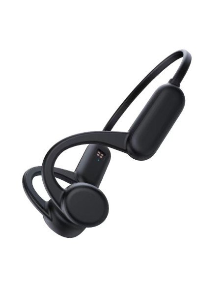 Leotec True bone conduction headphones IPX8 32GB Negros