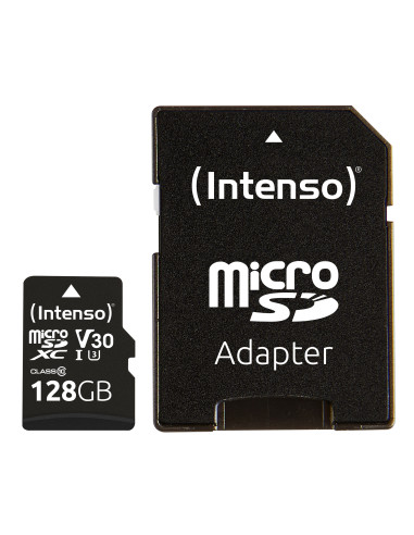 Intenso microSDXC 128GB Class 10 UHS-I Professional - Extended Capacity SD (MicroSDHC) Clase 10