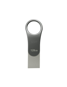 Silicon Power Mobile C80 unidad flash USB 128 GB USB Type-A   USB Type-C 3.2 Gen 1 (3.1 Gen 1) Titanio