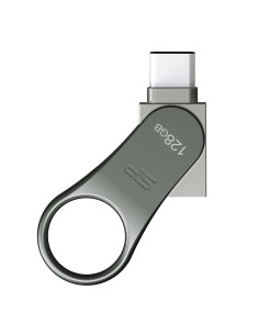 Silicon Power Mobile C80 unidad flash USB 128 GB USB Type-A   USB Type-C 3.2 Gen 1 (3.1 Gen 1) Titanio 2