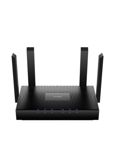 Cudy WR3000 router inalámbrico Gigabit Ethernet Doble banda (2,4 GHz   5 GHz) Negro