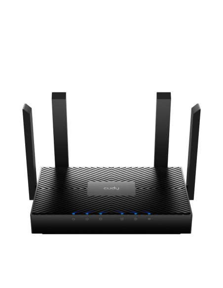 Cudy WR3000 router inalámbrico Gigabit Ethernet Doble banda (2,4 GHz   5 GHz) Negro