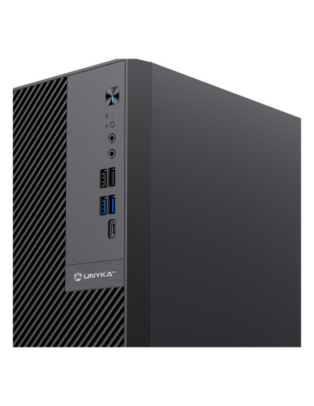 UNYKAch Caja Ordenador NUMEN UK5015 Micro ATX 15 Litros con 5 Puertos USB