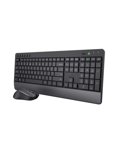Trust Trezo teclado Ratón incluido Universal RF inalámbrico QWERTY Español Negro