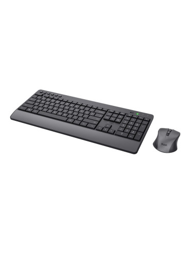 Trust Trezo teclado Ratón incluido Universal RF inalámbrico QWERTY Español Negro