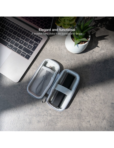 TooQ Estuche Protector para Caja Externa M2, Gris