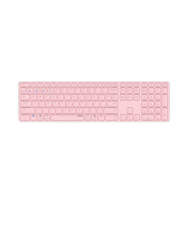 Rapoo E9800M teclado Universal Bluetooth QWERTY Rosa