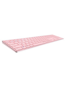 Rapoo E9800M teclado Universal Bluetooth QWERTY Rosa 2
