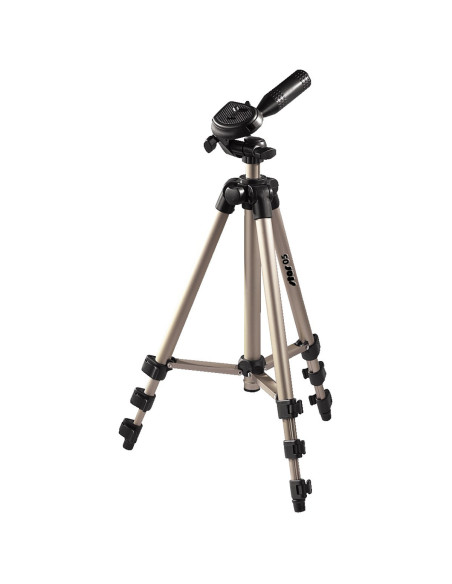 Hama | Trípode para cámaras réflex, trípode extensible 106.5 cm, aluminio, cabeza 3D, soporte para cámaras de fotos estable,