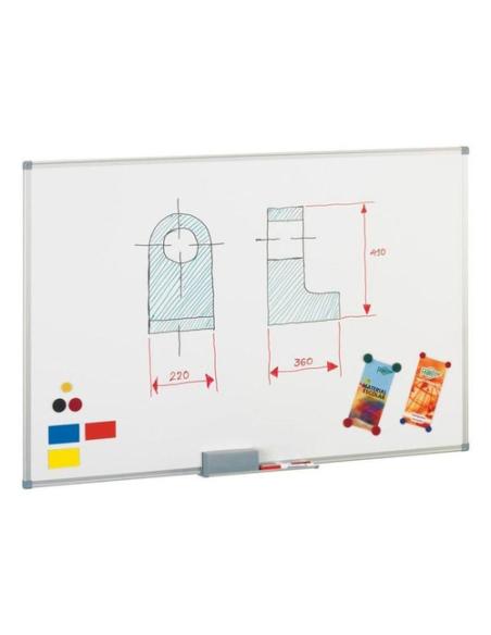 FAIBO Pizarra metálica blanca 60x90 cm.