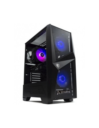 Zone Evil ZE-160937-I PC Intel® Core™ i5 i5-13400F 32 GB DDR4-SDRAM 1 TB SSD NVIDIA GeForce RTX 4070 FreeDOS Torre Negro