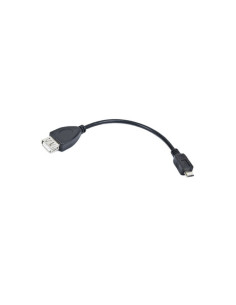Lanberg OEM-0006 cable USB USB 2.0 0,15 m USB A Micro-USB B Negro 2