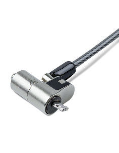 StarTech.com NANOK-LAPTOP-LOCK cable antirrobo Negro, Plata 2 m 2