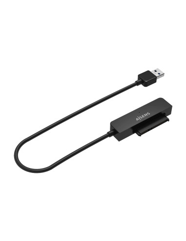 AISENS Adaptador SATA a USB-A USB3.0 USB3.1 Gen1 para Discos Duros 2.5″, Negro
