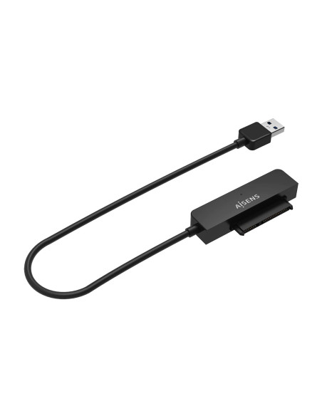 AISENS Adaptador SATA a USB-A USB3.0 USB3.1 Gen1 para Discos Duros 2.5″, Negro