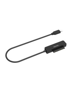 AISENS Adaptador SATA a USB-C USB3.0 USB3.1 Gen1 para Discos Duros 2.5″, Negro 2