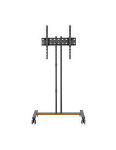 AISENS Soporte de Suelo ECO con Rueda para Monitor Tv 35Kg de 32-55, Negro