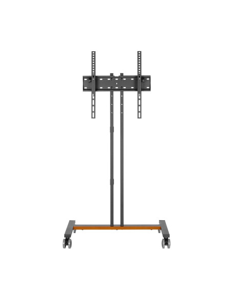 AISENS Soporte de Suelo ECO con Rueda para Monitor Tv 35Kg de 32-55, Negro