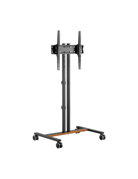 AISENS Soporte de Suelo ECO con Rueda para Monitor Tv 35Kg de 32-55, Negro