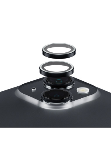 PanzerGlass ® Hoops® Camera Lens Protector Black iPhone 15 | 15 Plus Protector de pantalla Apple 1 pieza(s)