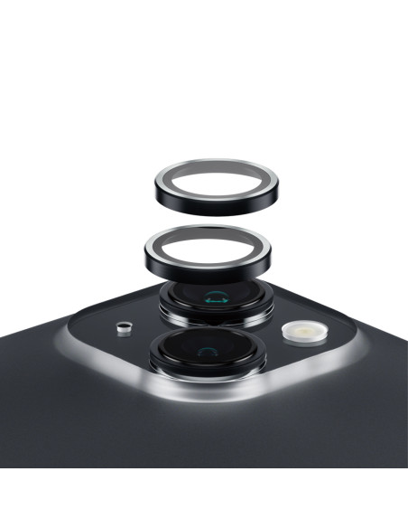 PanzerGlass ® Hoops® Camera Lens Protector Black iPhone 15 | 15 Plus Protector de pantalla Apple 1 pieza(s)