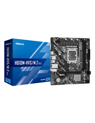 Asrock H610M-HVS M.2 R2.0 Intel H610 LGA 1700 micro ATX