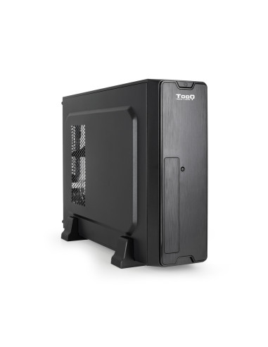 TooQ Caja Slim Micro-ATX TQC-3007U3C-B, Negra