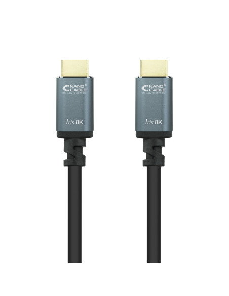 Nanocable Cable HDMI 2.1 IRIS 8K A M-A M, Negro, 10 Metros