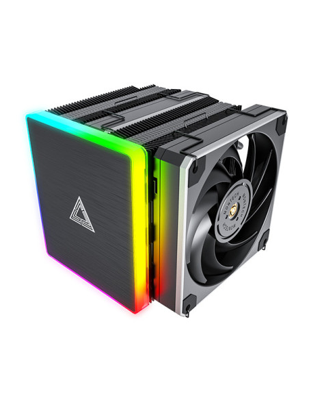 Montech Metal DT24 Premium Carcasa del ordenador, Procesador Refrigerador de aire 12 cm Negro