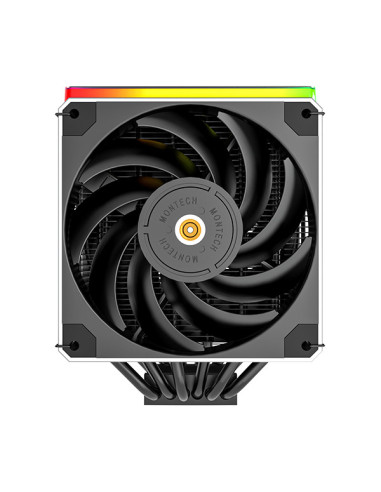 Montech Metal DT24 Premium Carcasa del ordenador, Procesador Refrigerador de aire 12 cm Negro