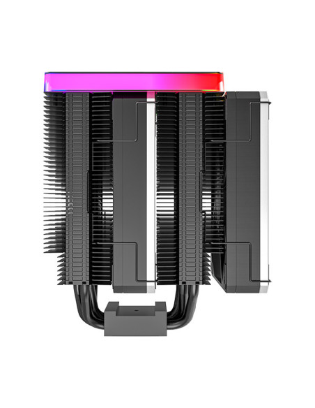 Montech Metal DT24 Premium Carcasa del ordenador, Procesador Refrigerador de aire 12 cm Negro