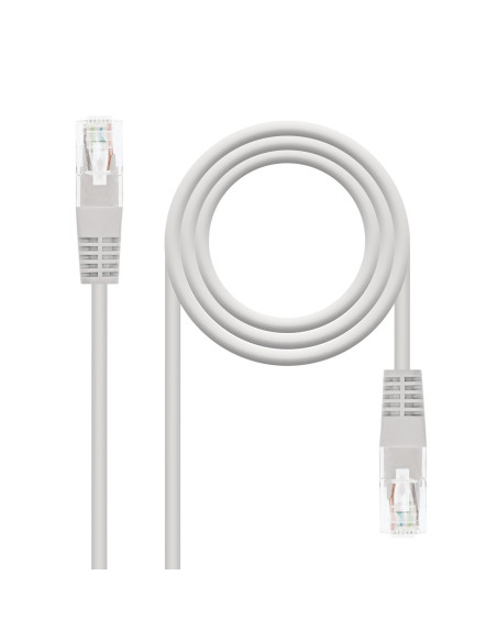 Nanocable Cable de Red Latiguillo RJ45 CAT.6 UTP AWG24, Gris, 30 m