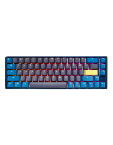 Ducky One 3 SF teclado Juego USB Azul, Gris, Amarillo