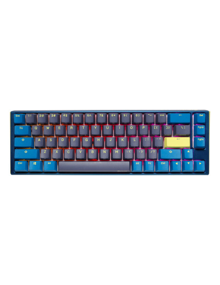 Ducky One 3 SF teclado Juego USB Azul, Gris, Amarillo