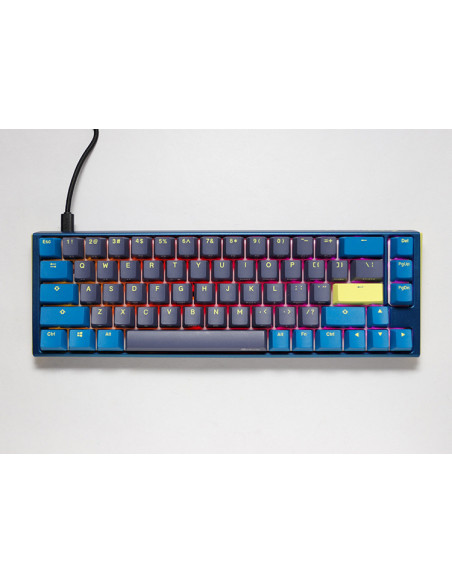 Ducky One 3 SF teclado Juego USB Azul, Gris, Amarillo