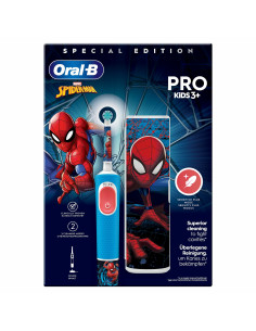 Oral-B Vitality Pro Kids Spiderman Niño Cepillo dental oscilante Azul, Rojo 2