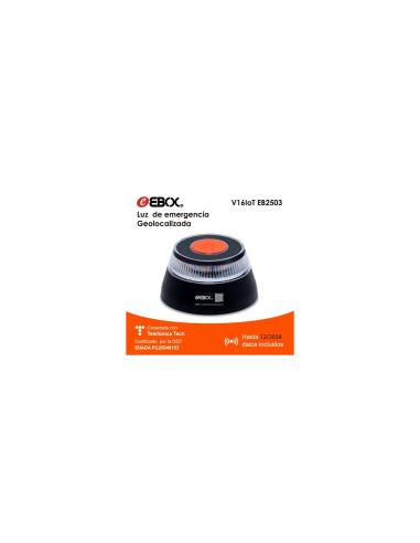 Ebox luz de emergencia baliza homologada geolocalizada v16