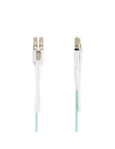 StarTech.com Cable de Fibra Óptica Multimodo LC a LC (UPC) OM4 de 5m - con Pestillos - 50 125µm - Redes de 100G - Resistente a 2