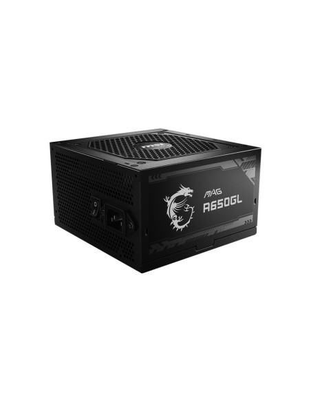 MSI MAG A650GL unidad de fuente de alimentación 650 W 20+4 pin ATX ATX Negro