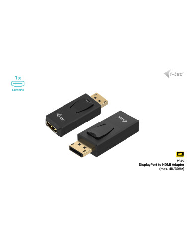 i-tec Passive DisplayPort to HDMI Adapter (max 4K 30Hz)