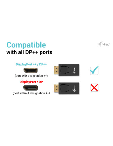i-tec Passive DisplayPort to HDMI Adapter (max 4K 30Hz)