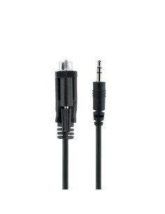 StarTech.com Cable de 1m Serie DB9 a 3,5mm para la Configuración de Dispositivos Serie - Cable RS232 DB9 macho a 3,5 mm para 2