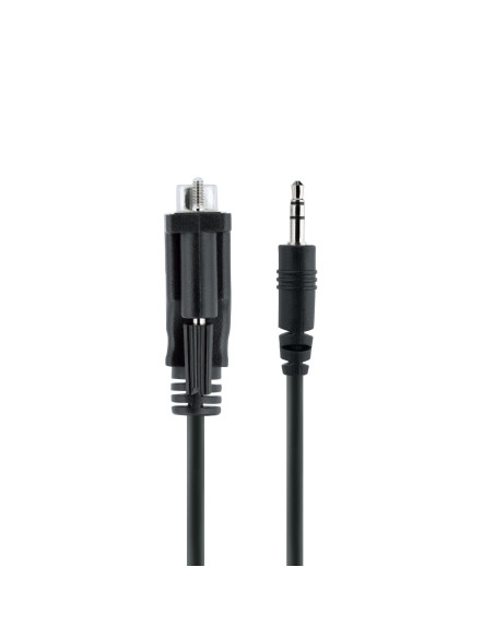 StarTech.com Cable de 1m Serie DB9 a 3,5mm para la Configuración de Dispositivos Serie - Cable RS232 DB9 macho a 3,5 mm para