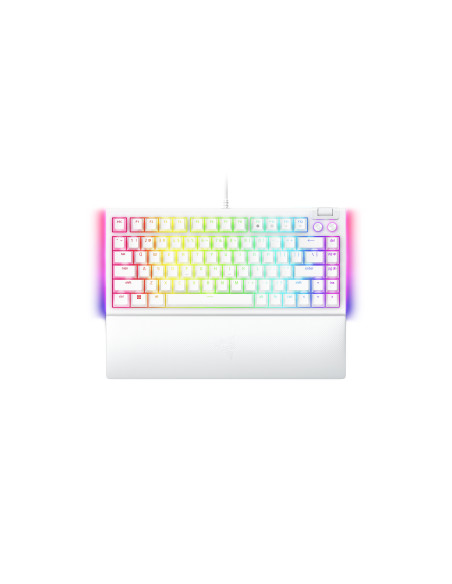 Razer BlackWidow V4 75% teclado Juego USB QWERTY Inglés de EE. UU. Blanco