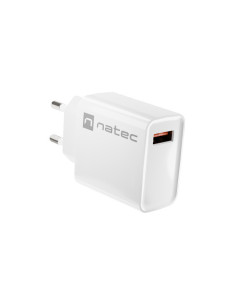 NATEC RIBERA Universal Blanco Corriente alterna Carga rápida Interior