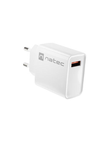 NATEC RIBERA Universal Blanco Corriente alterna Carga rápida Interior