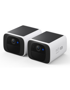 Eufy Security SoloCam S220, Camara vigilancia WiFi Exterior, Camara vigilancia WiFi Exterior Solar,2K resolución, IP67, nessun 2