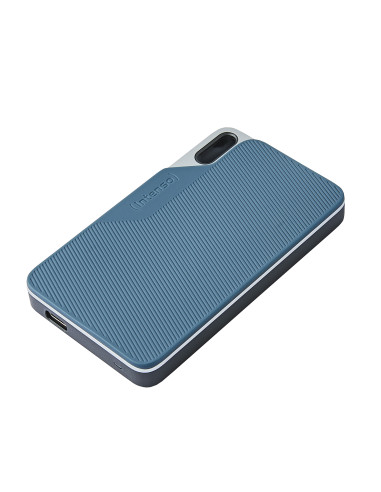 Intenso Lesen Schreiben bis zu 500 MB s 500GB USB Tipo C 3.2 Gen 1 (3.1 Gen 1) Azul, Gris