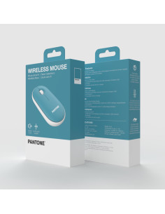 Pantone PT-MS001G1 ratón Oficina mano derecha 1200 DPI 2